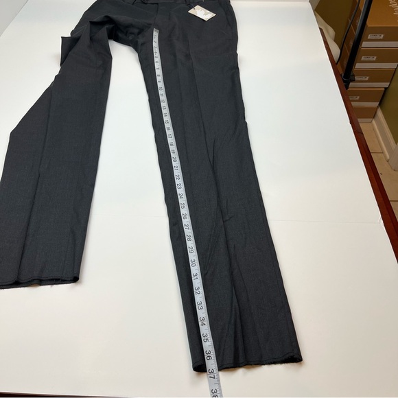 Peter Millar Mens‎ Size 32 Regular 32R Grey Gray Unhemmed Dress Pant Wool NEW - Picture 7 of 13
